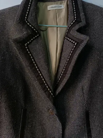 Blazer de lana Coldwater Creek con detalles decorativos - miniatura 3