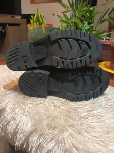 Botas de cuero verde con cordones para hombre - miniatura 5