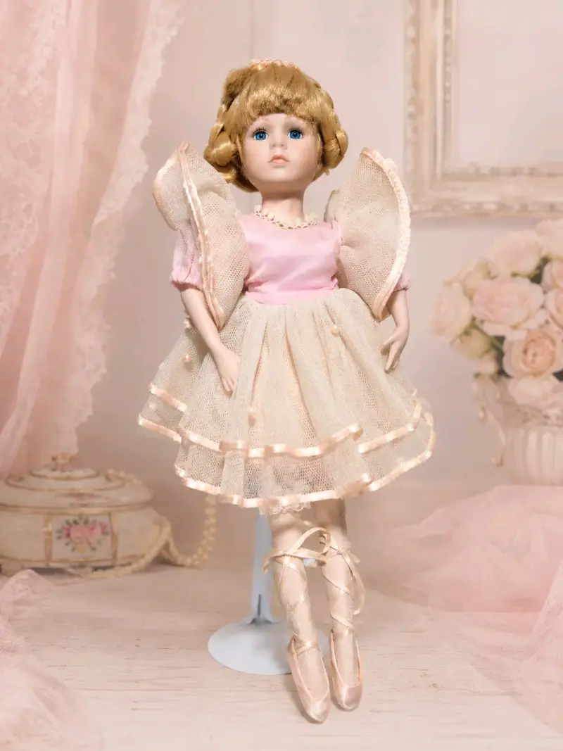 Muñeca de porcelana bailarina ballet colección - 3