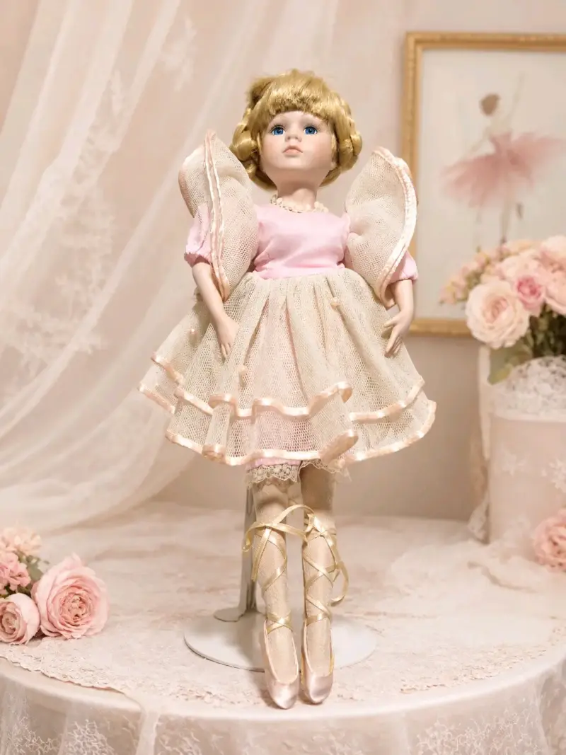Muñeca de porcelana bailarina ballet colección - 5