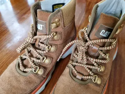 Botines de cuero marrón para mujer - miniatura 3