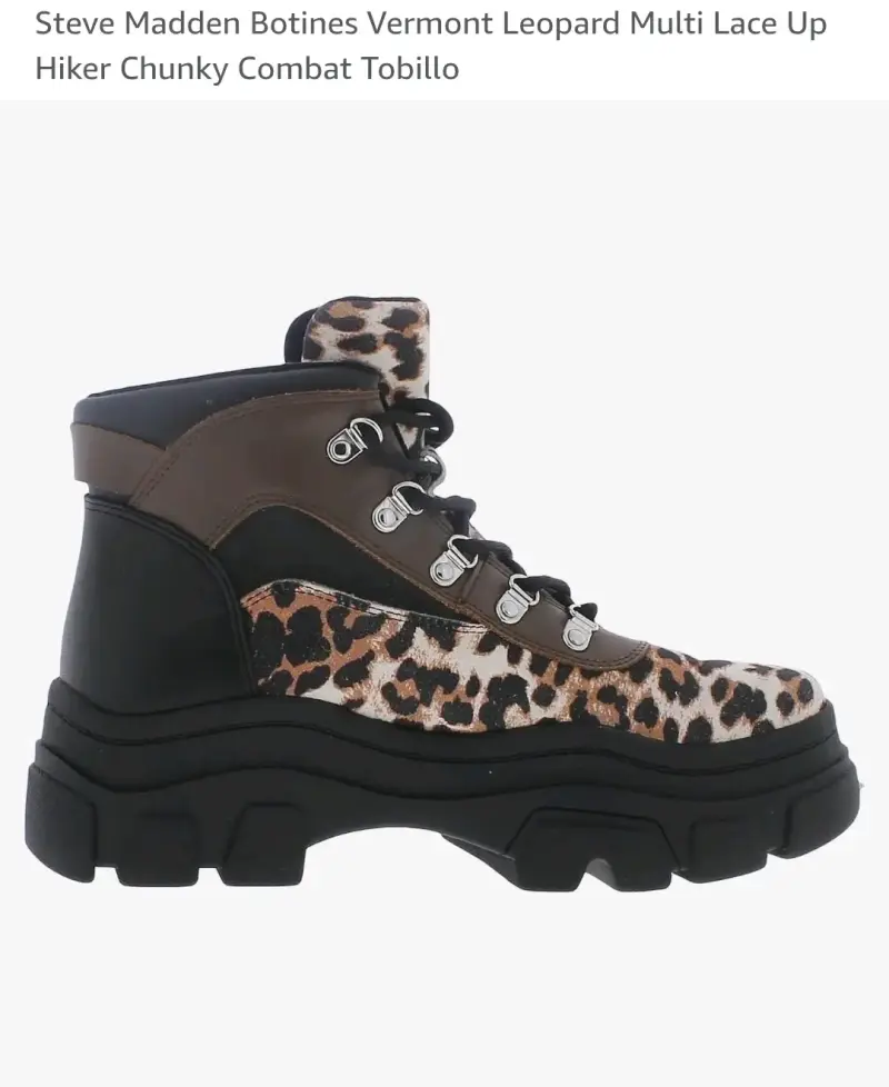 Botines Steve Madden Leopard Chunky para Mujer - 2