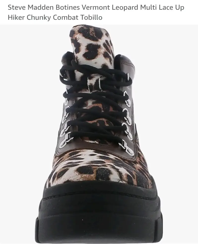 Botines Steve Madden Leopard Chunky para Mujer - 3