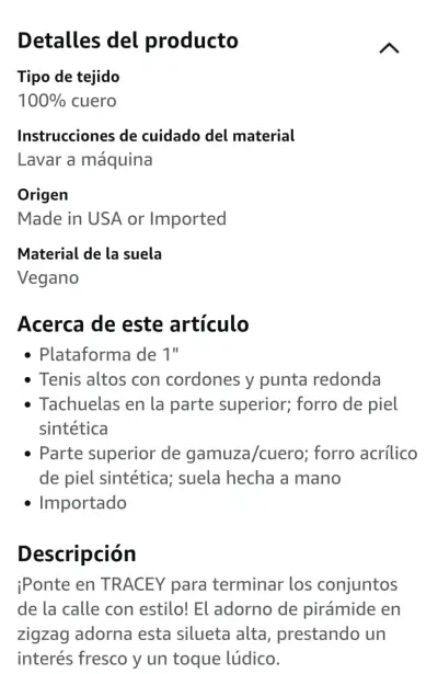 Zapatillas Steve Madden Tracey Mujer Cuero - miniatura 4