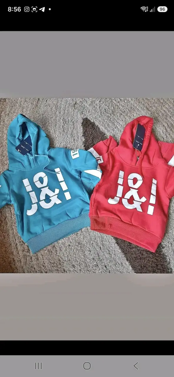 Polerones con capucha J&J para niños - 1