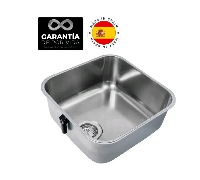 Lavaplatos de acero inoxidable Teka Be 40.40-18 - 2