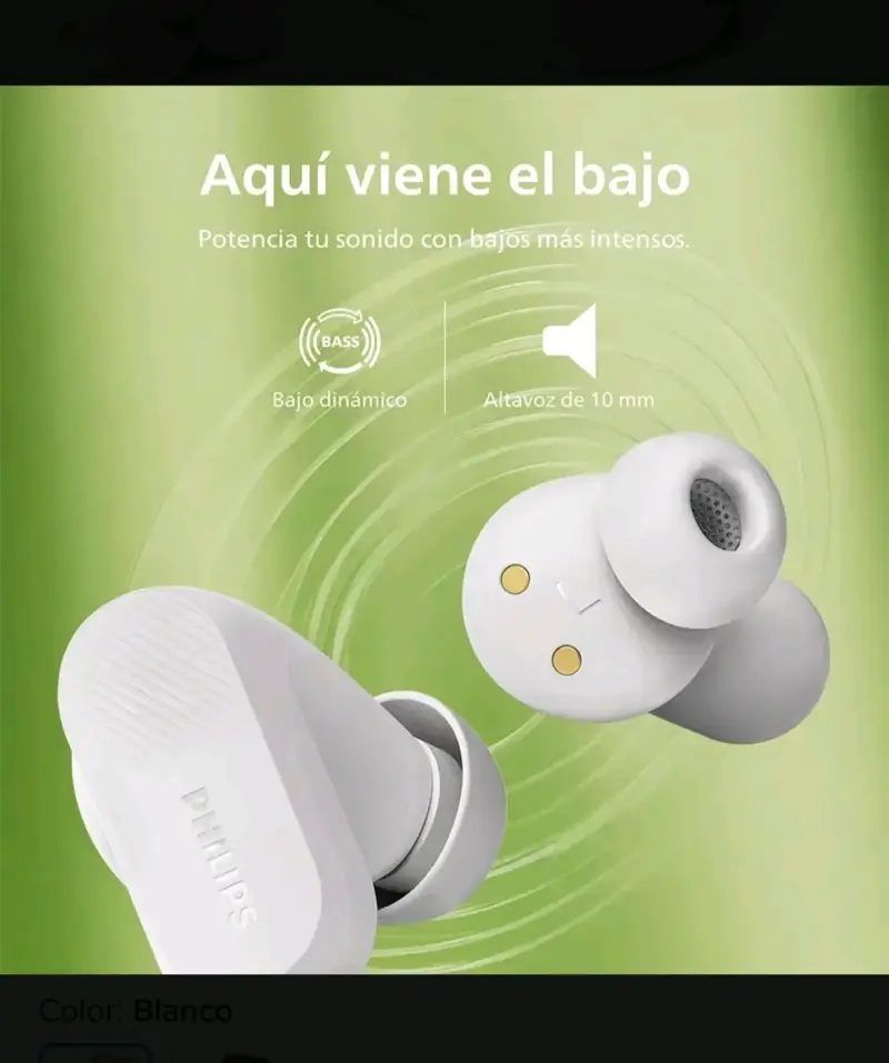 Audífonos Inalámbricos Philips con Cancelación de Ruido - 2