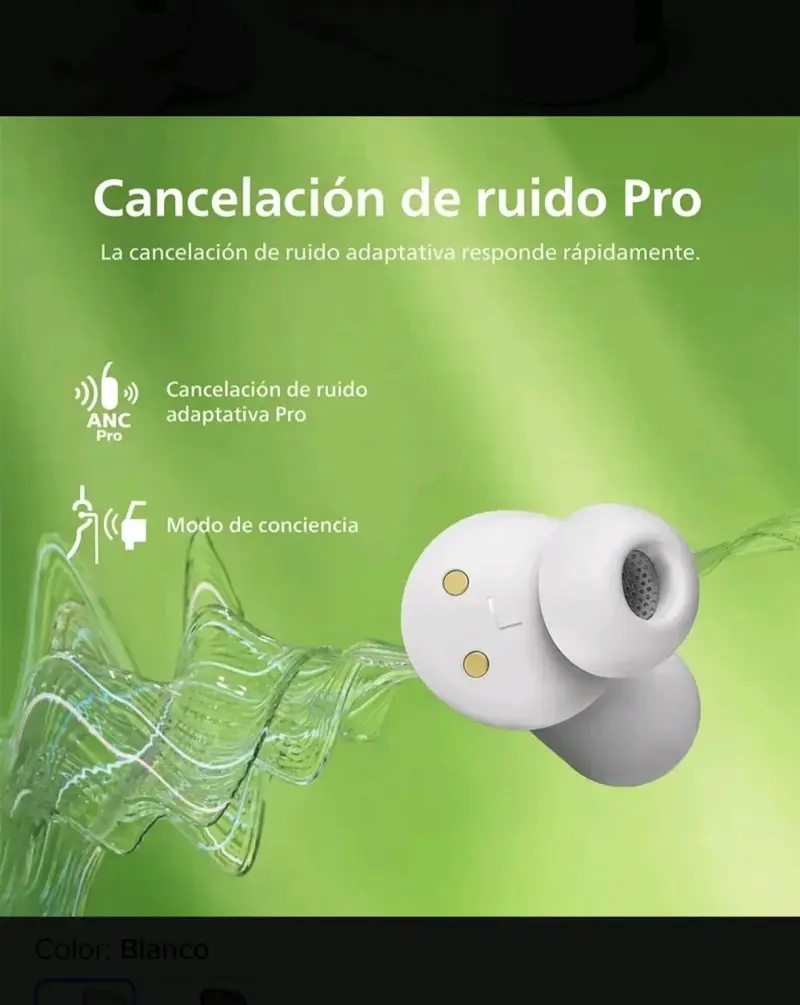 Audífonos Inalámbricos Philips con Cancelación de Ruido - 3
