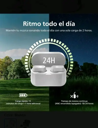 Audífonos Inalámbricos Philips con Cancelación de Ruido - miniatura 5