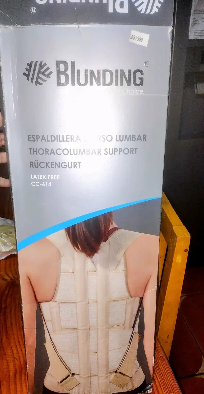 Espaldillera Blunding Torso Lumbar CC-614