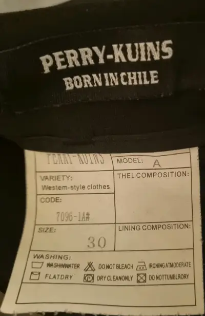 Traje azul marino Perry Ellis para hombre - miniatura 5