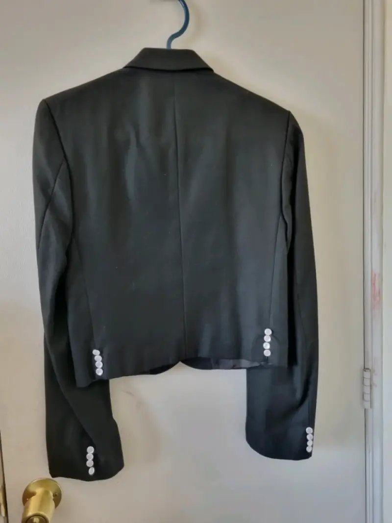 Traje de huaso gris oscuro elegante - 2