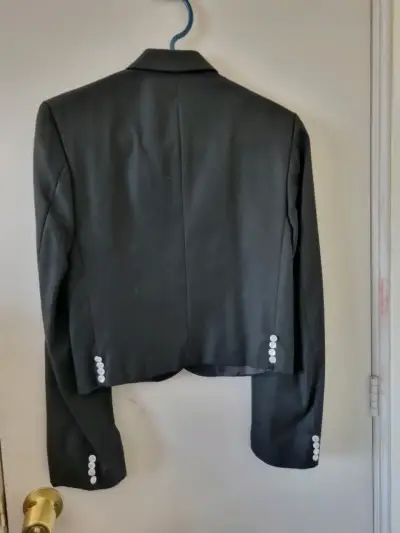 Traje de huaso gris oscuro elegante - miniatura 2