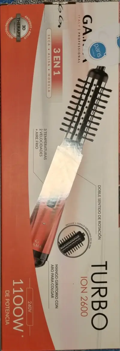 Cepillo Secador Gama Turbo Ion 2600 3 en 1 - miniatura 1