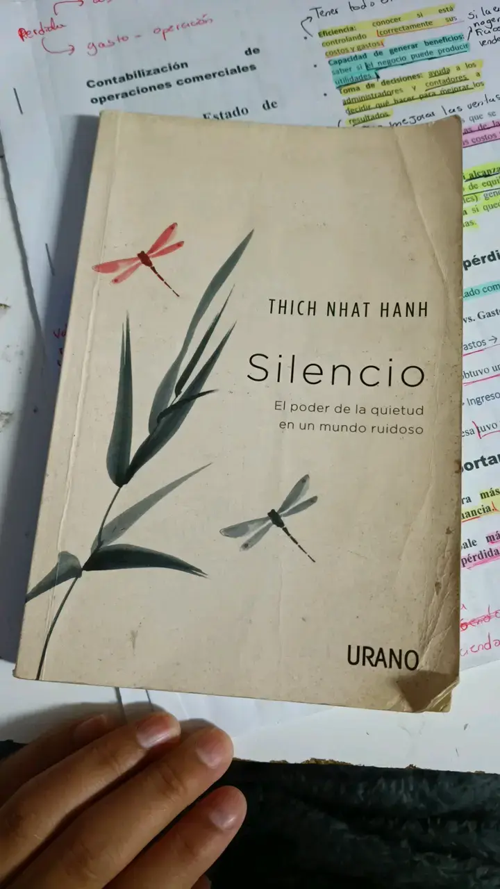 Libro 'Silencio' de Thich Nhat Hanh