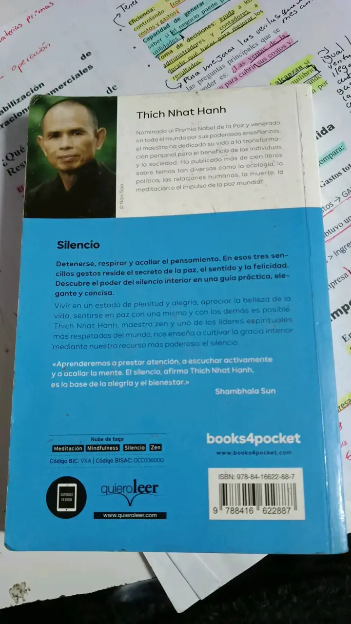 Libro 'Silencio' de Thich Nhat Hanh - 2