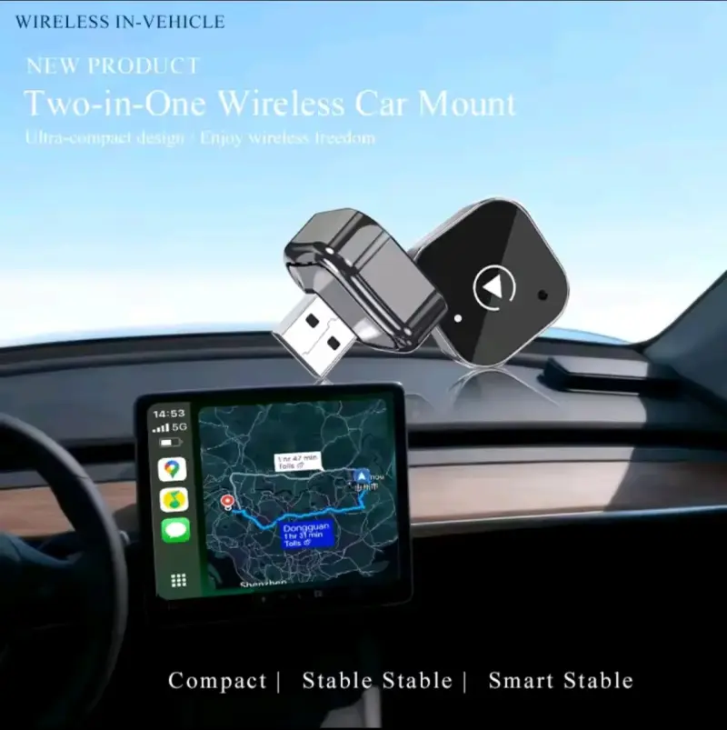 Adaptador Inalámbrico para CarPlay y Android Auto - 3