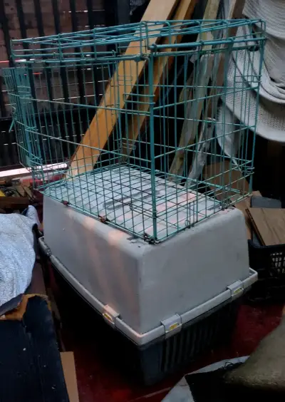 Jaula de transporte para mascotas con puerta metálica - miniatura 5
