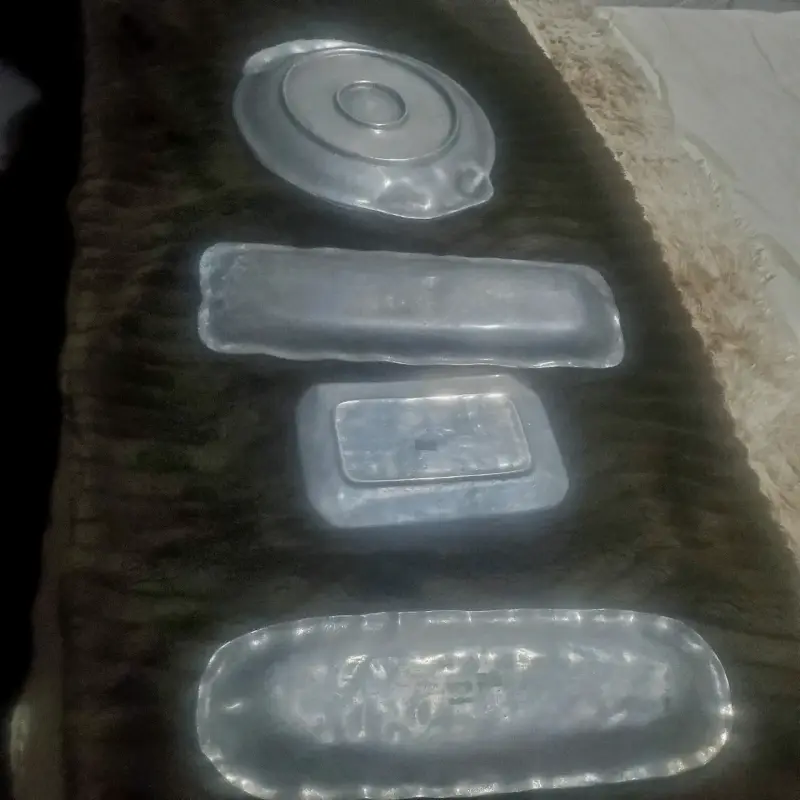 Set de bandejas de aluminio decorativas - 1