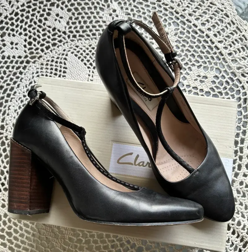 Zapatos de Tacón Alto Negros Clarks - 1