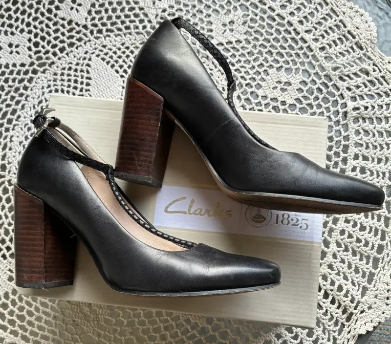 Zapatos de Tacón Alto Negros Clarks - 3