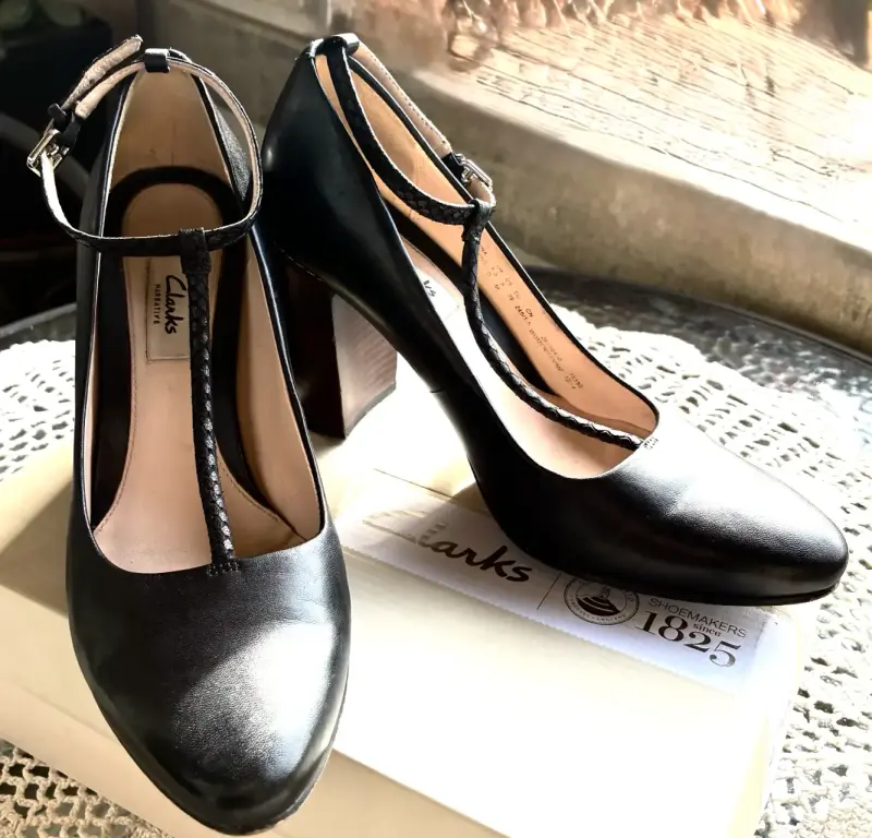 Zapatos de Tacón Alto Negros Clarks - 5