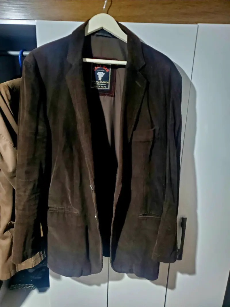 Blazer de pana marrón Zara Man para hombre