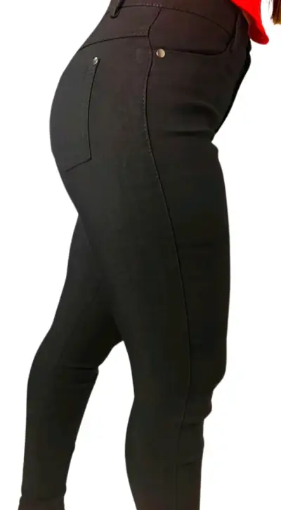 Leggins micropolar ajustados de mujer color verde - miniatura 2