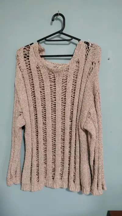 Suéter tejido beige Regatta talla M - miniatura 1