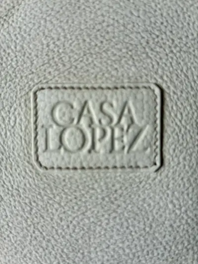 Cartera de cuero Casa Lopez. Interior de badana. - miniatura 3