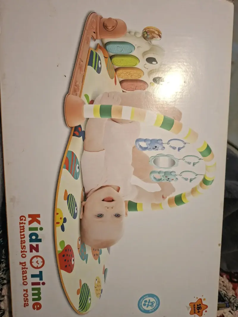 Gimnasio para bebé con piano Kidz Time