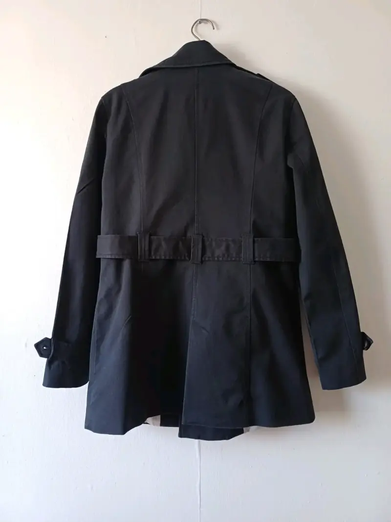 Chaqueta negra Zara Basic para mujer, talla M - 2
