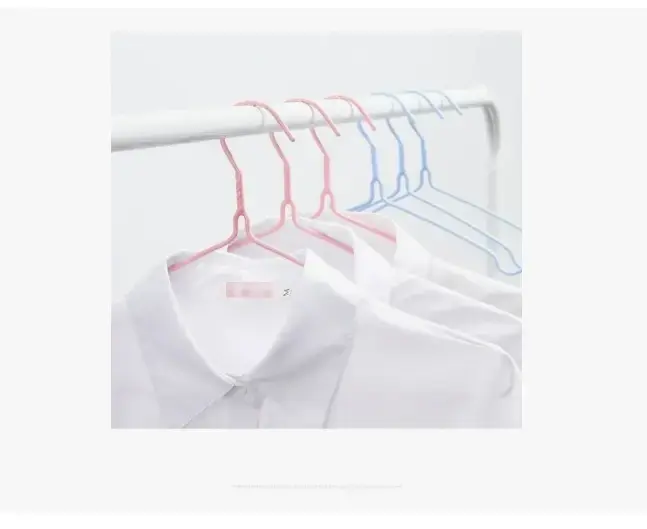 Ganchos Celeste Colgadores De Ropa Pack 10 - 3