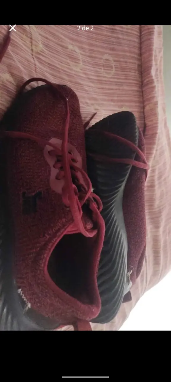 Zapatillas deportivas rojas para