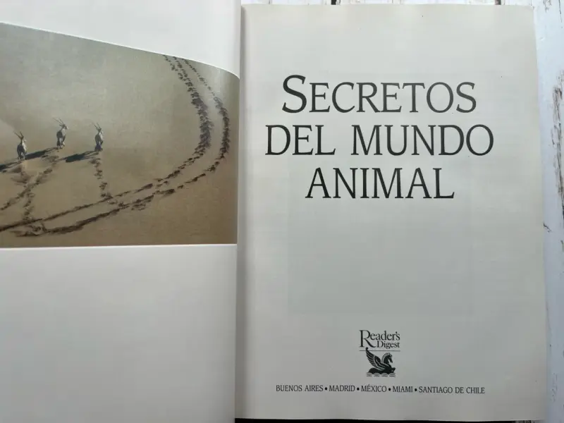 Libro Secretos del Mundo Animal Reader's Digest - 3