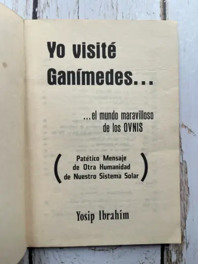 Libro 'Yo Visité Ganímedes' de Yosip Ibrahim - miniatura 3