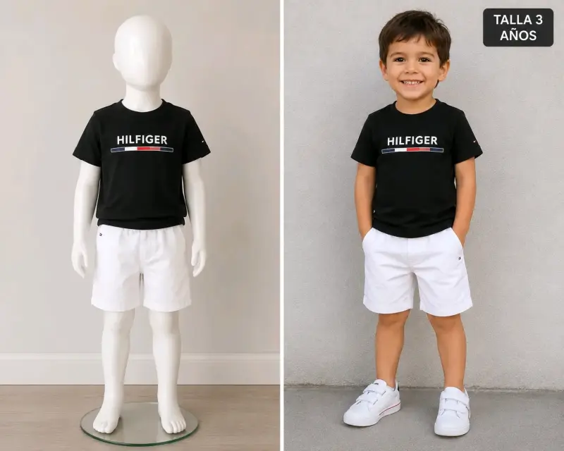 Conjunto de Niño Hilfiger Talla 3 Años