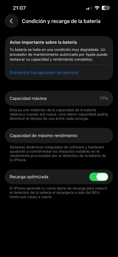 iPhone 13 77% 128gbcon caja original - miniatura 4