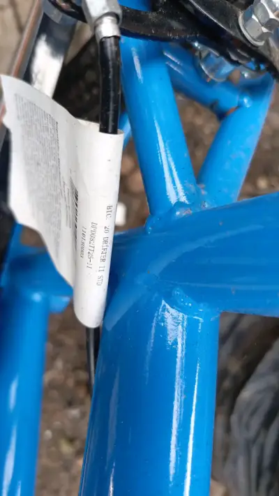 Bicicleta infantil azul Radost con diseño deportivo - miniatura 4