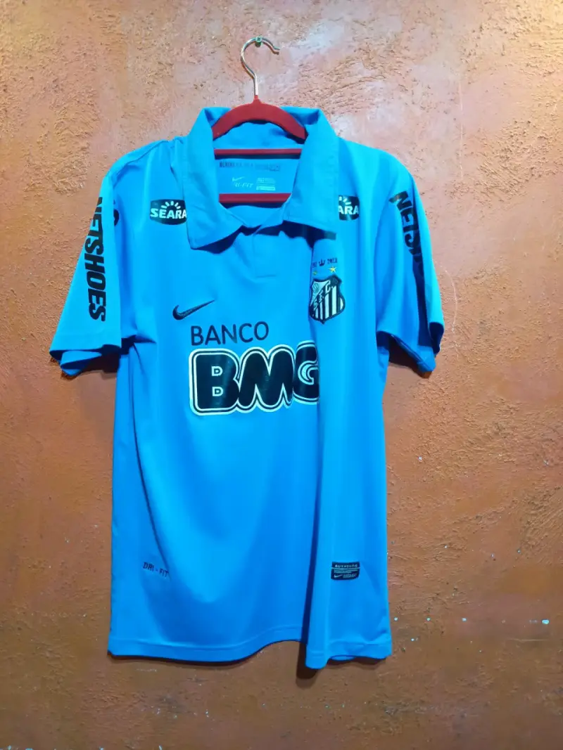 Camiseta Santos 2011 Neymar Azul Nike - 1