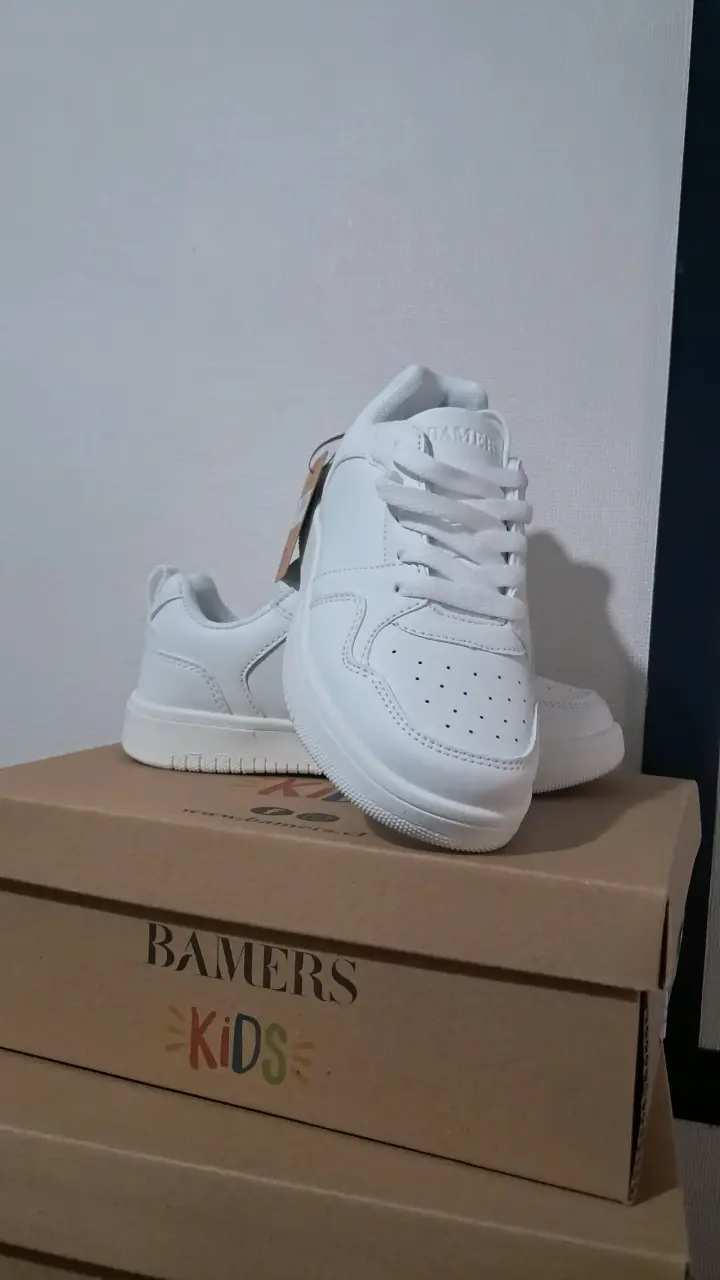Zapatillas blancas para niños Bamers - 2
