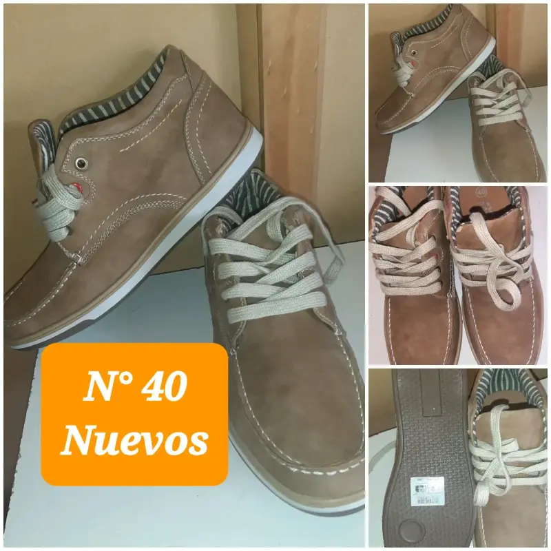 Zapatos casuales marrones talla 40 nuevos