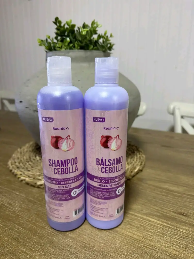 Pack de Shampoo y Bálsamo de Cebolla Reania-Y - 1