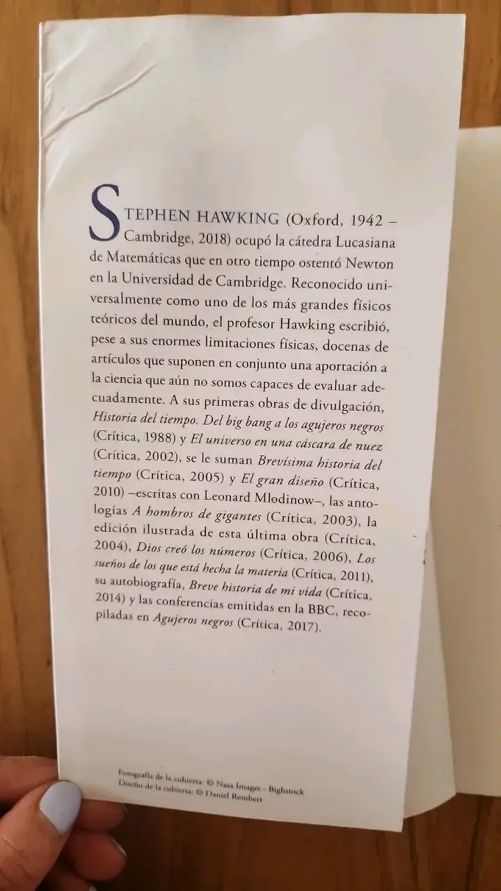 Libro 'Breves Respuestas a las Grandes Preguntas' de Stephen Hawking - 5