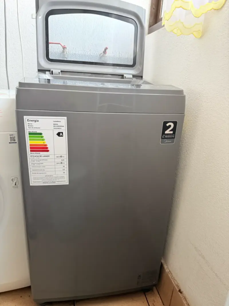 Lavadora Midea 9kg y eficiencia energética. - 2