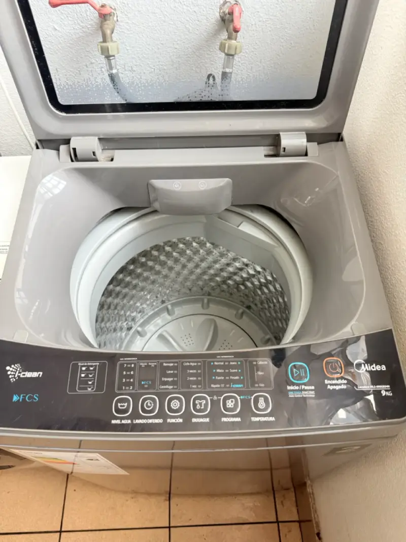 Lavadora Midea 9kg y eficiencia energética. - 4