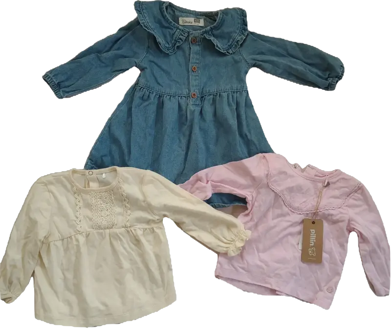 Conjunto de ropa para niña talla 6 meses - 1