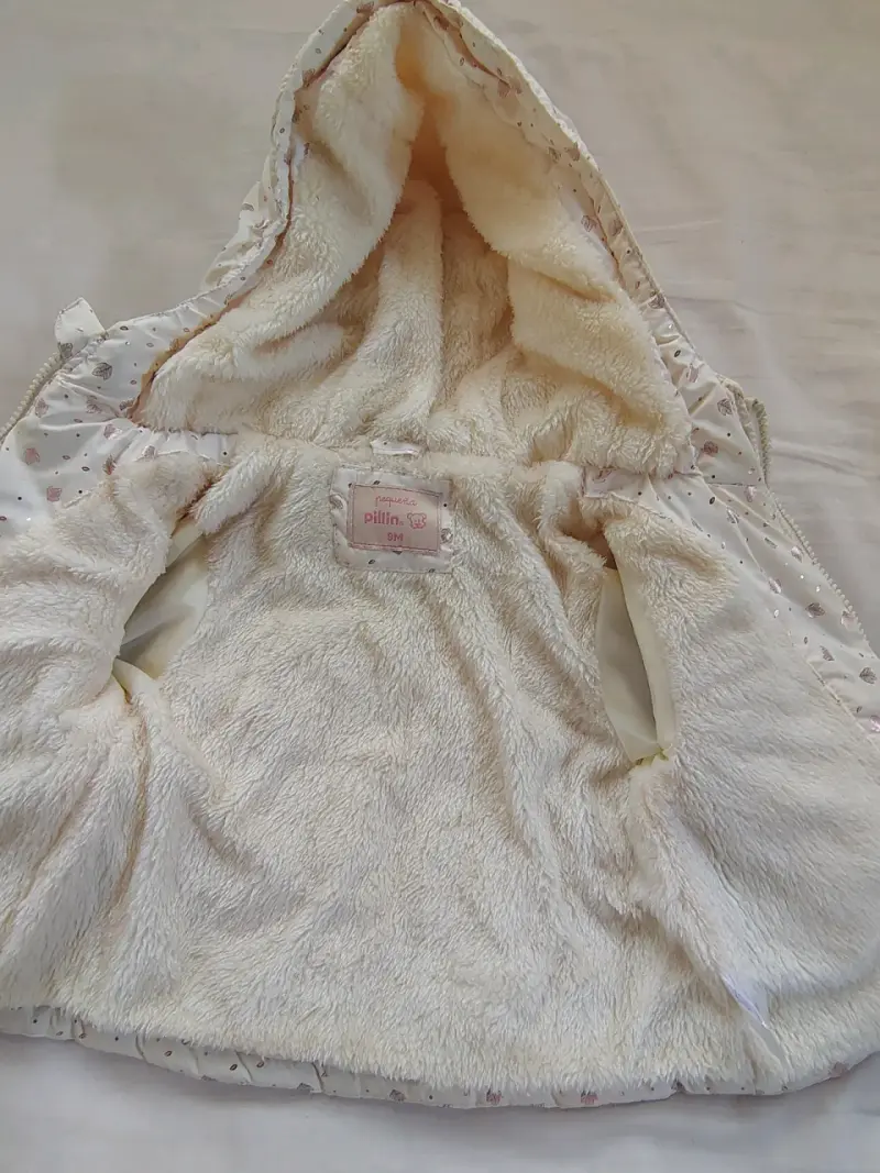 Chaqueta acolchada para bebé con capucha Pilim - 2