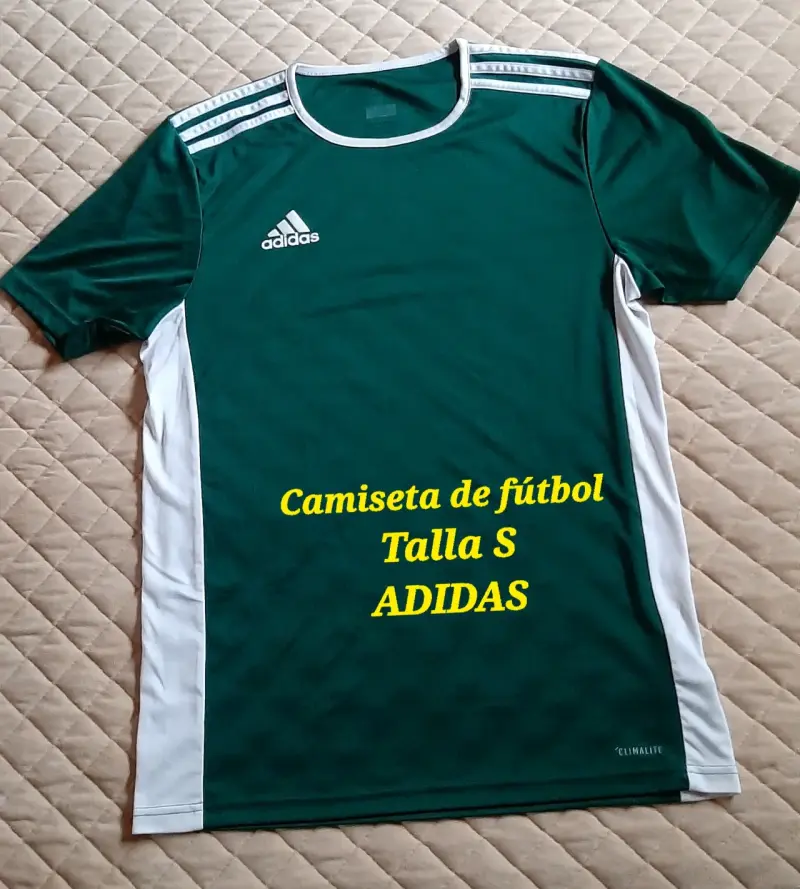 Camiseta de fútbol Adidas verde talla S