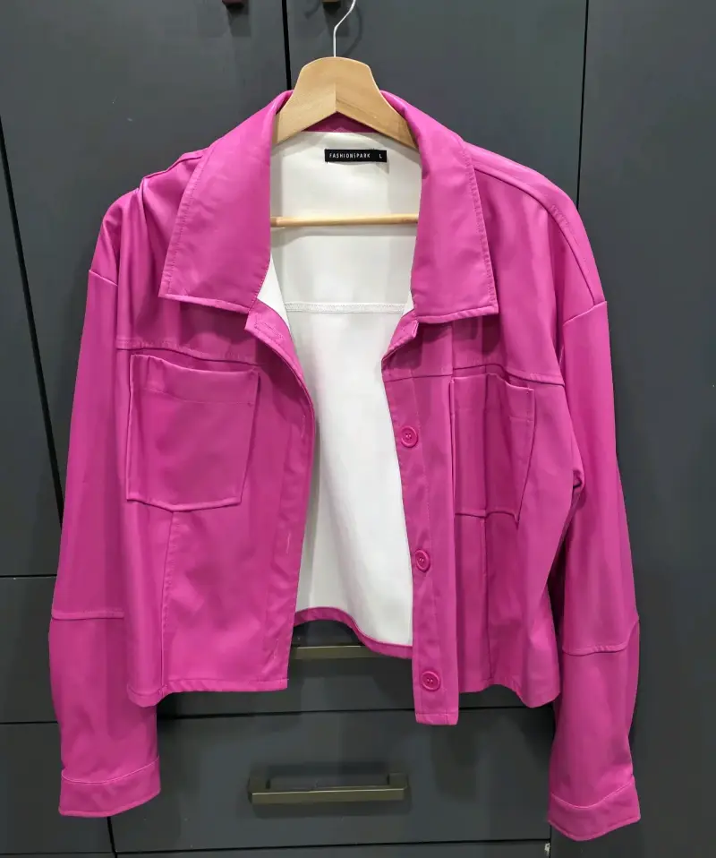 Chaqueta rosa FashionSpark para mujer - 1